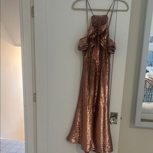 C/MEO Collective Copper Midi Dress